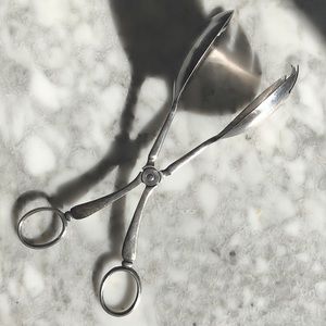 Cooper Bros & Sons Silver plated Salad Tongues